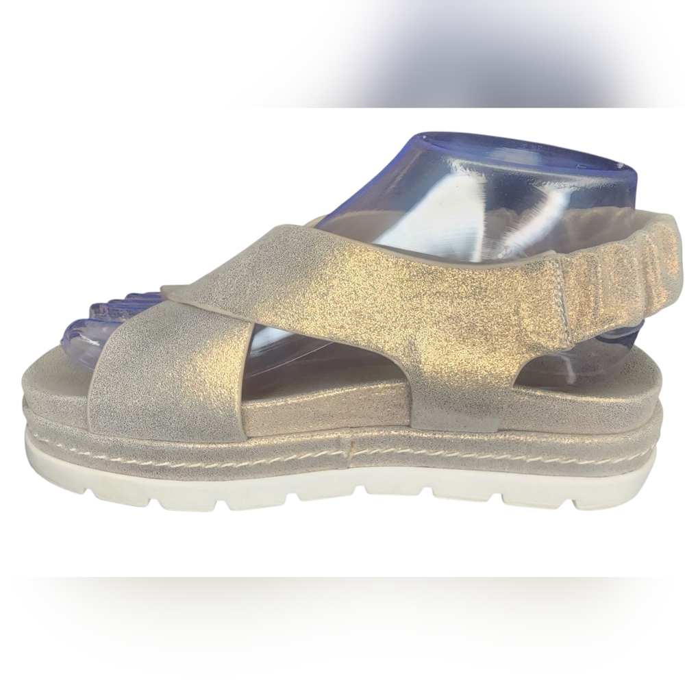 J/Slides NYC Resa Platform Sandals, Womens 7.5 - Picture 6 of 9